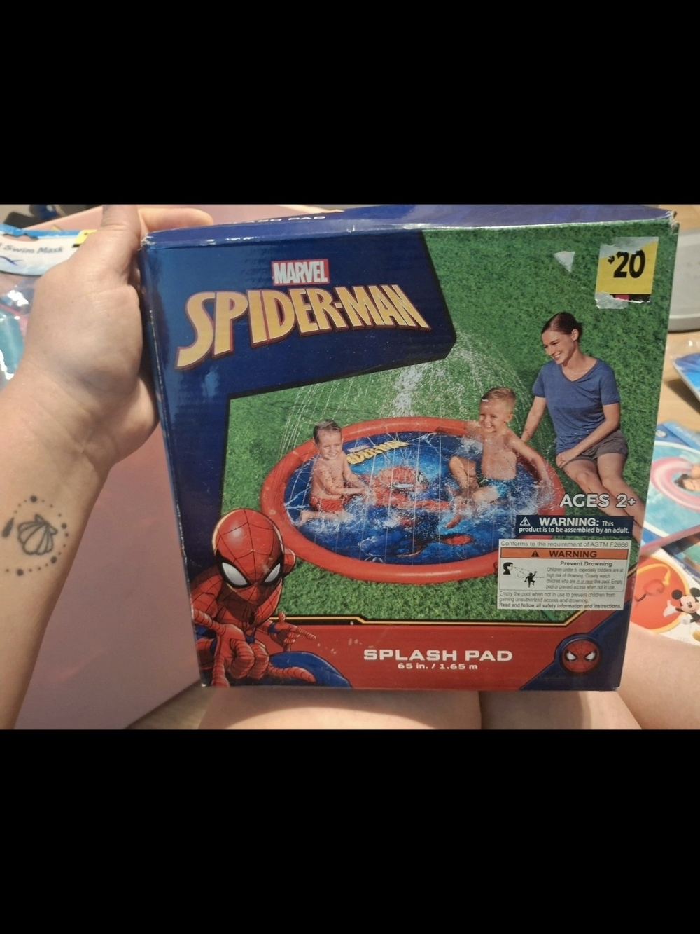 & Other Stories Spider-Man Splash Pad in Red and Blue